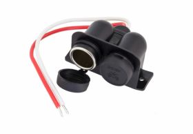 Podwójne montażowe gniazdo zapalniczki 12V