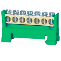 Listwa zaciskowa nieizol. 7x ziel. F2.0115 F-ELEK