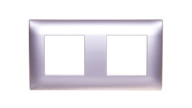 Dante Ramka Podwójna Tworzywo Asa Inox 454182