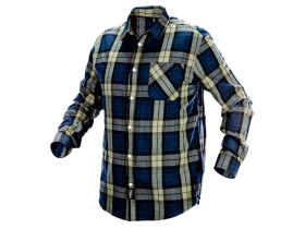Koszula flanelowa granatowo-oliwkowo-czarna rozmiar M 81-541-M TOPEX