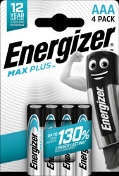 Max Plus, alkaline battery, AAA (Micro), 4-pack