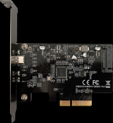 LC-PCI-C-USB32-2X2 PCIe x4 &gt; 1 x internal M.2, 1x external USB 3.2