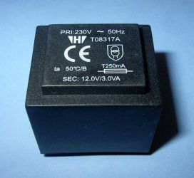 TO-8317A 12V/3,0VA TRAFO PCB