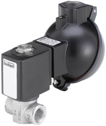 Zawór tłokowy Bürkert 6240 380811, 0 do 160 bar