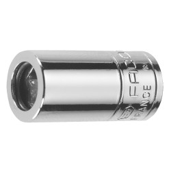 Uchwyt końcówek, Chromowane, Stal, rozm: 1/4 cala, typ: Kwadratowy, Uchwyt końcówki, dł: 22 mm