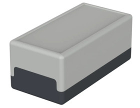 PS enclosure, (L x W x H) 100 x 50 x 41 mm, light gray/graphite gray, IP40, 05420700