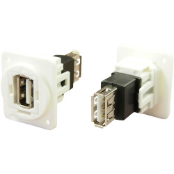 Cliff CP30208NXW Adapter USB Type A &#x21D4; USB Type A Built-in Socket