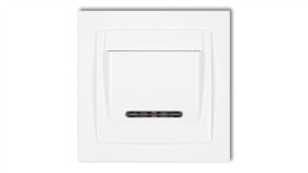 Deco Łącznik Hotelowy, Biały Mat 25Dsh-1