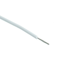White Silicone Lead Wire 22AWG 60/0.08mm (price per metre)