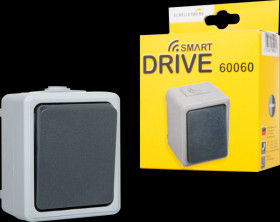 60060 Push button for garage door openers, surface mounted