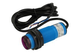 Czujnik; fotoelektryczny; G30-3A70PC; PNP; NO/NC; odbiciowy; 0,7m; 10÷30V; DC; 200mA; cylindryczny plastikowy; fi 30mm; z przewo