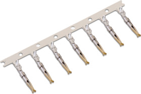 Receptacle, 0.129-0.205 mm², AWG 26-24, crimp connection, gold-plated, 61800313722DEC