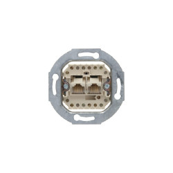 Mechanizm gniazda UAE (RJ11, RJ12, RJ45) kat. 3 podwójnego 534539 Berker