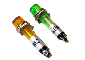 Kontrolka neonowa FI 6mm 220V zielona 2szt