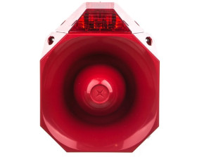 Sygnalizator optyczno-akustyczny Asserta 24V DC AS/SB/24/120/R/RL 7021121FUL-0004X