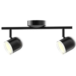 Lampa sufitowo-ścienna ruchoma regulowana 8,4W LED RAWI 2 czarny 3000K GOLDLUX (Polux)