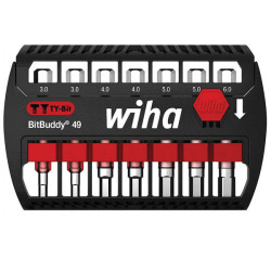 Wiha 42114 SB 7946TY-303 BitBuddy 49 Hexagon 7pc