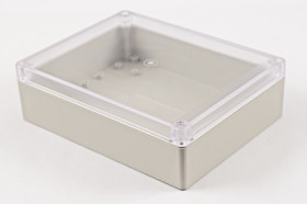 ABS enclosure, (L x W x H) 186 x 146 x 55 mm, light gray (RAL 7035), IP65, RP1275C