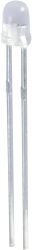 Dioda wielokolorowa LED Kingbright L-937IID, czerwony, czerwony, okrągły, 3 mm, 4 mcd, 4 mcd, 60 °, 20 mA, 2 V