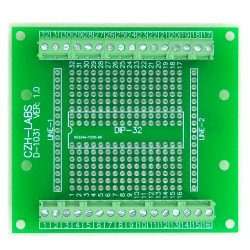 DIP-32 Component to Screw Terminal Block Adapter Board, DIP32 PCB.