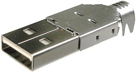 Wtyk USB złącze męskie proste 10120098 USB A 10120098 BKL Electronic Zawartość: 1 szt.