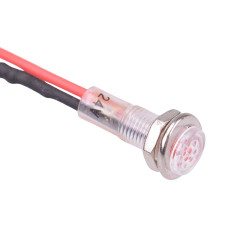 Red 24V 5.2mm Panel Indicator LED Light R9-79L-11