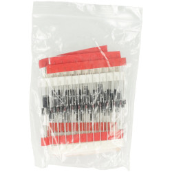 Zestaw 100 diod 8 różnych wartości sygnałowe, Schottky'ego i prostownicze