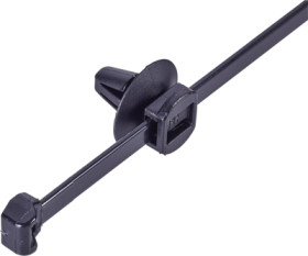 Fastening tie, releasable, PA, (L x W) 200 x 4.6 mm, bundle-Ø 5 to 45 mm, black, -40 to 105 °C, 150-37791