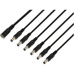 TRU COMPONENTS TC-13232720 DC connector 5.5mm 2.1mm 41.2cm 1 pc ELV Adapter