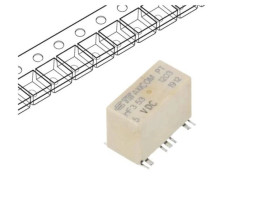Przekaźnik: elektromagnetyczny SPDT Ucewki: 5VDC 2A SMT 178 1462051-2
