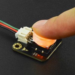 Gravity: LED Button - Yellow