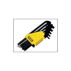 Stanley 0-69-257 Ball End Hexagon Key Set of 12 Imperial (1/16 - 3/8in)