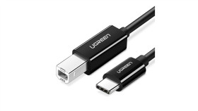 Kabel Ugreen Us370 45106 Do Drukarki Usb-C / Usb-B 2M - Czarny