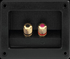 ST-955GM Speaker terminal, rectangular, gold-plated solid metal