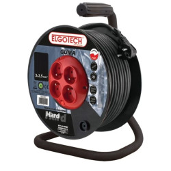 Przedłużacz bębnowy HARD 25m H05RR-F 3x2,5 4xGS PZB-40-25G/2,5