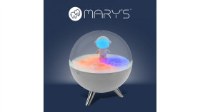 Marys Lampka Nocna Led Rgb Księżyc Biały