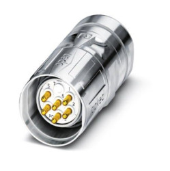 Złącze wielostykowe przemysłowe 6-pinowe M23 Montaż na kablu Wtyczka Phoenix Contact