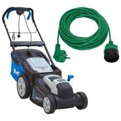 Kosiarka elektryczna MacAllister 1600 W 38cm + przedłużacz 20 metrów