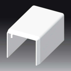 Pokrywa końcowa dla kanałów LV 24X22 biała 8791_HB