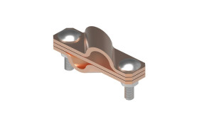 Złącze krzyżowe skośne pręt-pręt 3-elem. miedź 116.5 CU 11600503