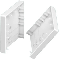 Zakończenie do Kanału Kablowego KE ZAK 60x130mm 1 szt. Biały AKS Zielonka