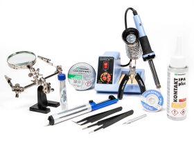 Zestaw lutowniczy Stacja lutownicza ZD-99+ipa-pinceta+cyna+odsysacz+uchwyt