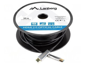 CA-HDMI20FB-0100BK Kabel HDMI wtyk z obu stron PVC Dł: 10m czarny Żyła: Cu 18Gbps