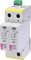 Ogranicznik przepięć typ T2 (C) ETITEC C T2 275/20 2+0 RC do instalacji mieszkaniowych 002440398
