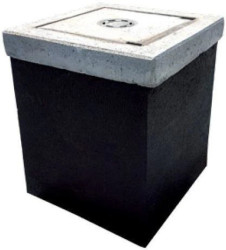 Studnia kablowa SK-1 jednoelementowa z osobną ramą i pokrywą lekką pełną SK1RL1PL1STKLA15