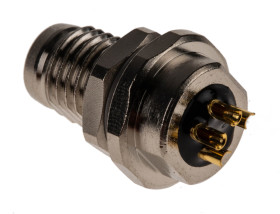 Złącze wielostykowe przemysłowe 4-pinowe M8 Montaż tylny Wtyczka TE Connectivity