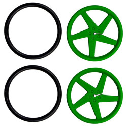 Kitronik Pair of 5 Spoke Wheels for D-Sh