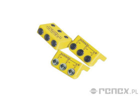 Listwa uziemiająca - 3x 4 mm z przewodem 2 m