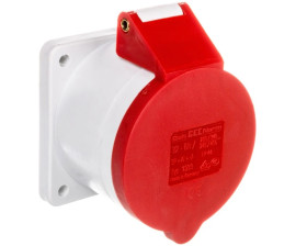 Gniazdo tablicowe proste 32A 5p 400V 6h IP44 1333