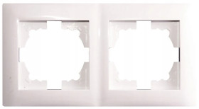 Wesa Ramka podwójna uniwersalna biała LC-48